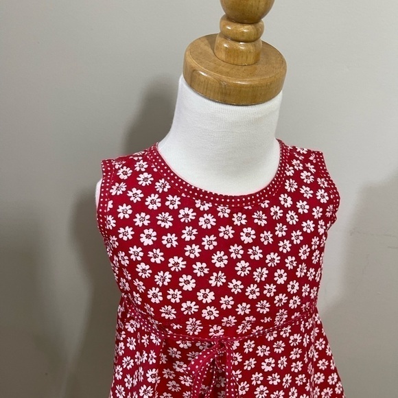 Mulberribush sz 2T dress red with a white print - Picture 2 of 9